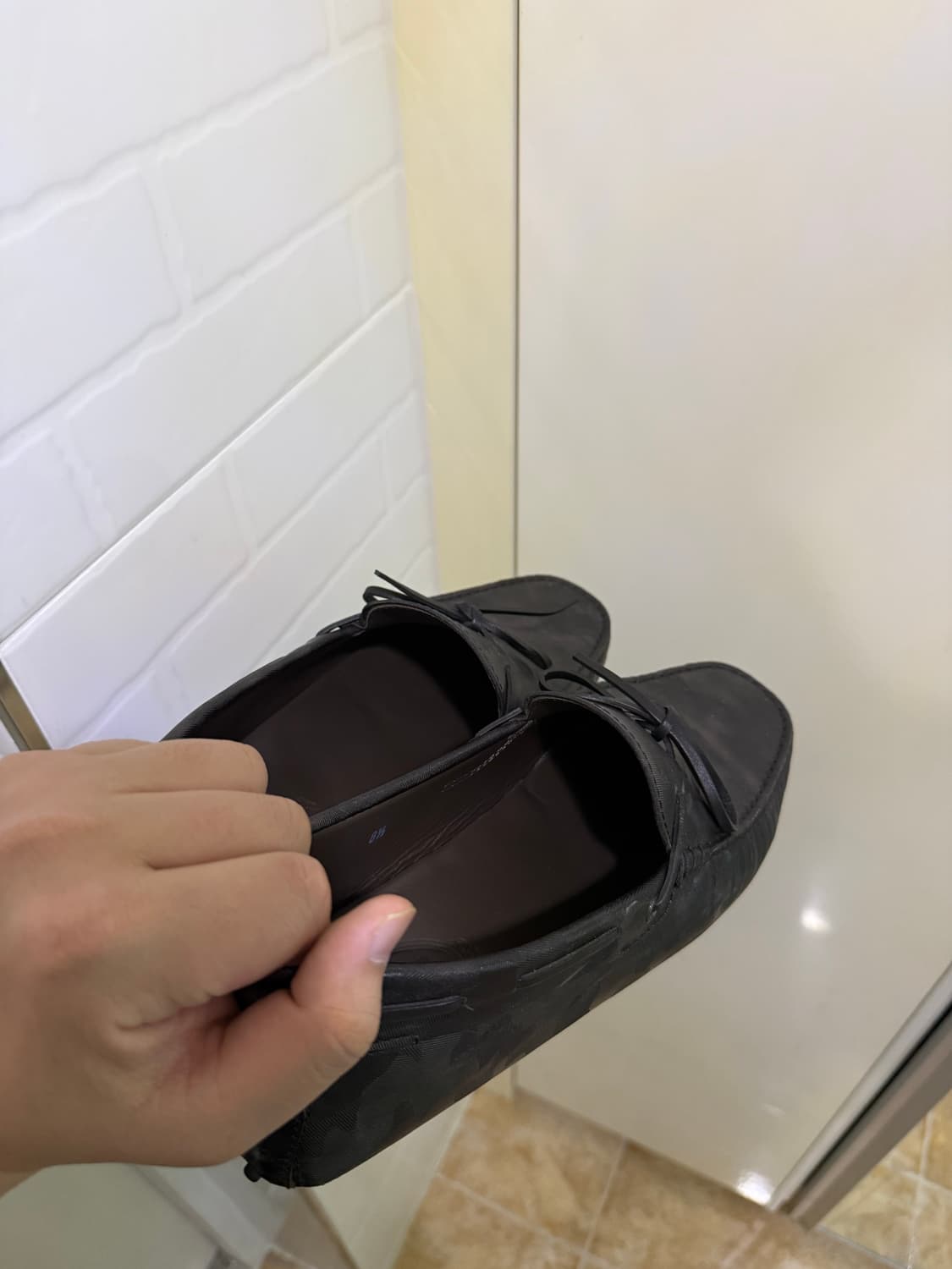 토즈 남성 블랙 카모 드라이빙슈즈 275 상품이미지3