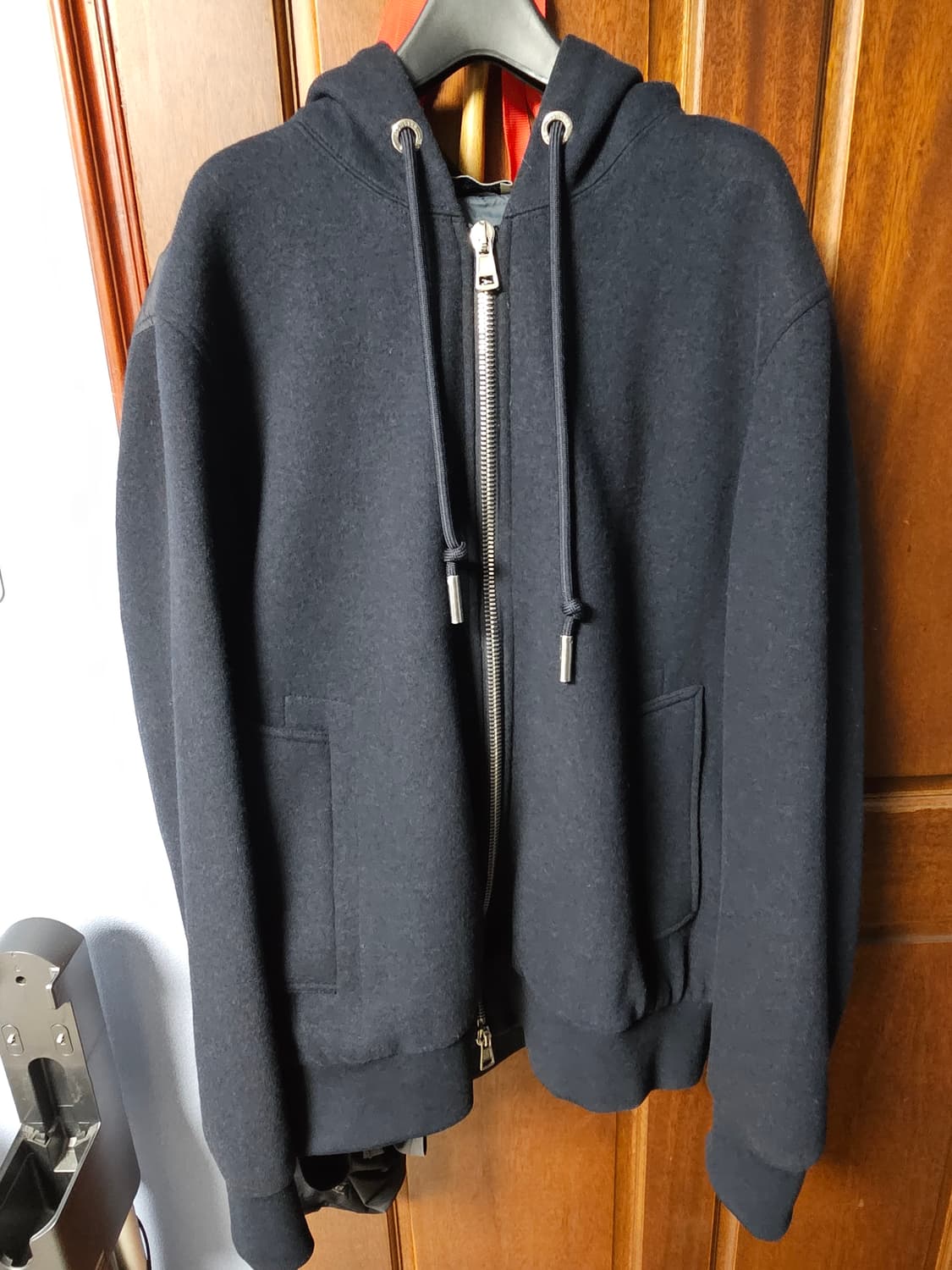 몽클레어 니트 후드 집업 네이비 상품이미지1