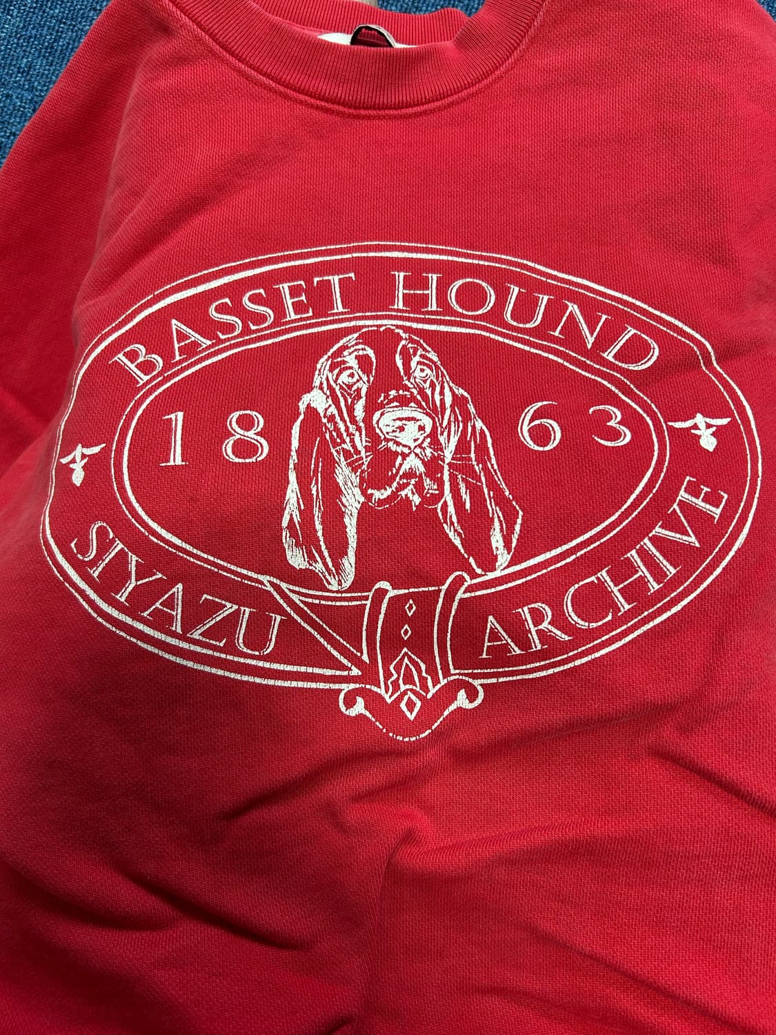 시야쥬 바셋 하운드 스웻 셔츠 맨투맨 상품이미지7