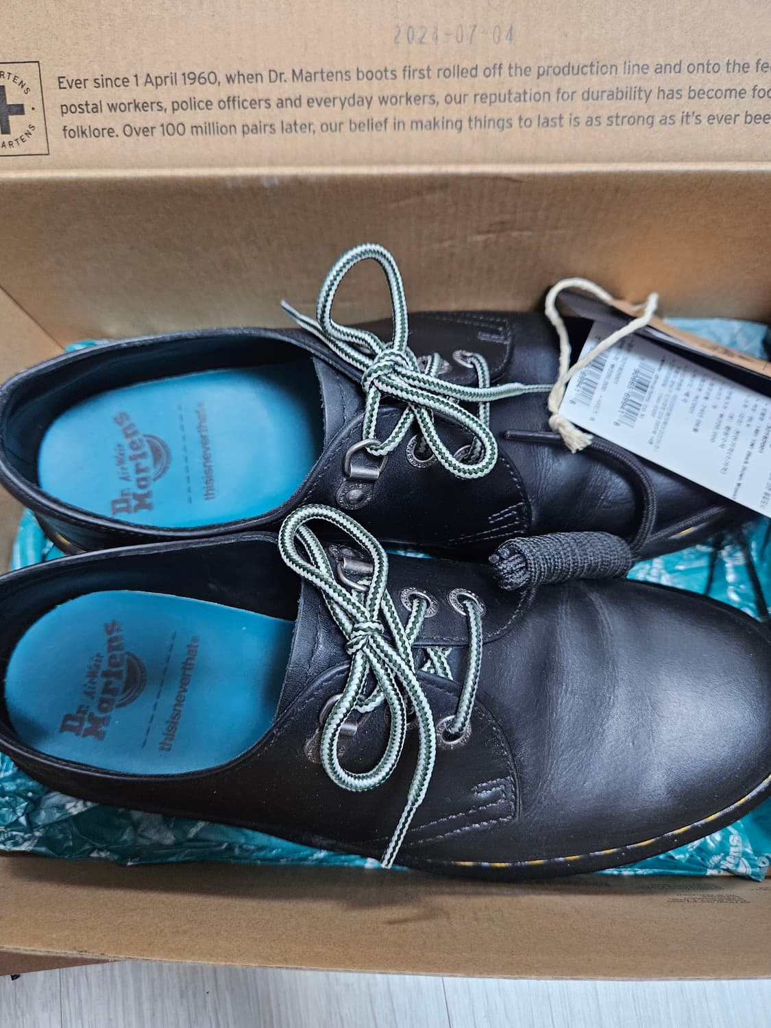 닥터마틴×디스이즈네버뎃1461왁스드 풀그레인 상품이미지5