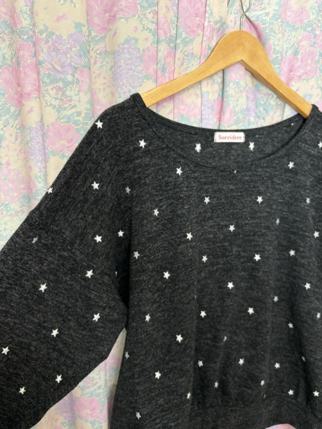 다크그레이 별 패턴 니트 상품이미지7