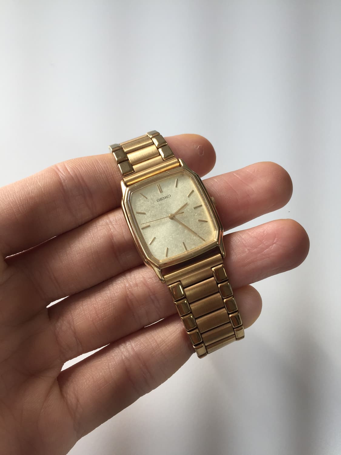90s seiko square gold quartz (ver.2) 상품이미지6