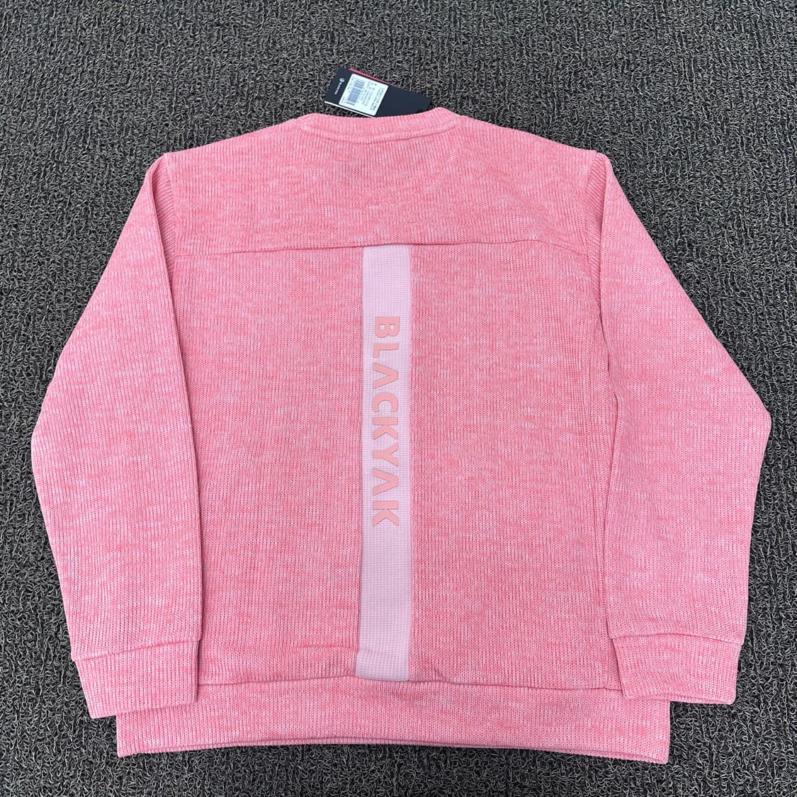 [새상품] 블랙야크 폴리 긴팔 니트 핑크 110(2XL) 상품이미지4