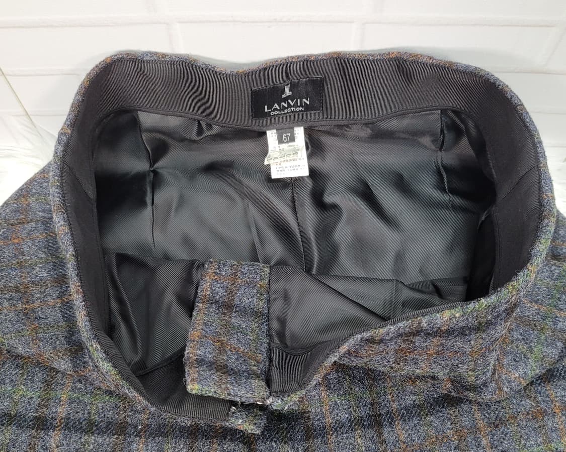 한섬 랑방 컬렉션 체크 와이드 팬츠 바지 30-31사이즈 새상품급 상품이미지7