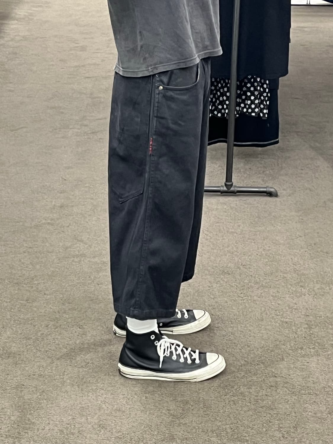 도그타운 7부 블랙 데님 팬츠 상품이미지9