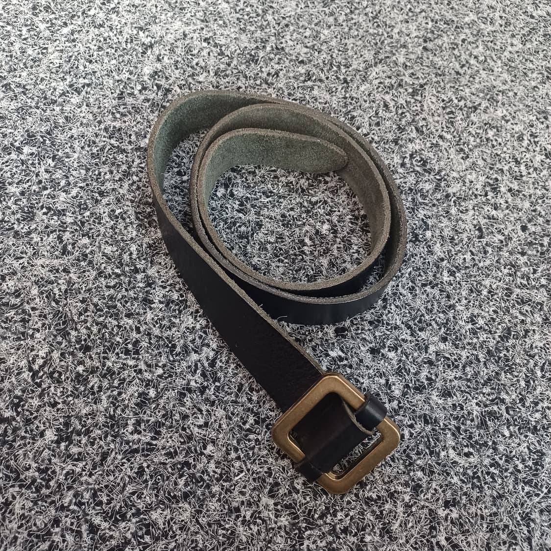 빈티지 가죽 벨트 블랙 상품이미지1