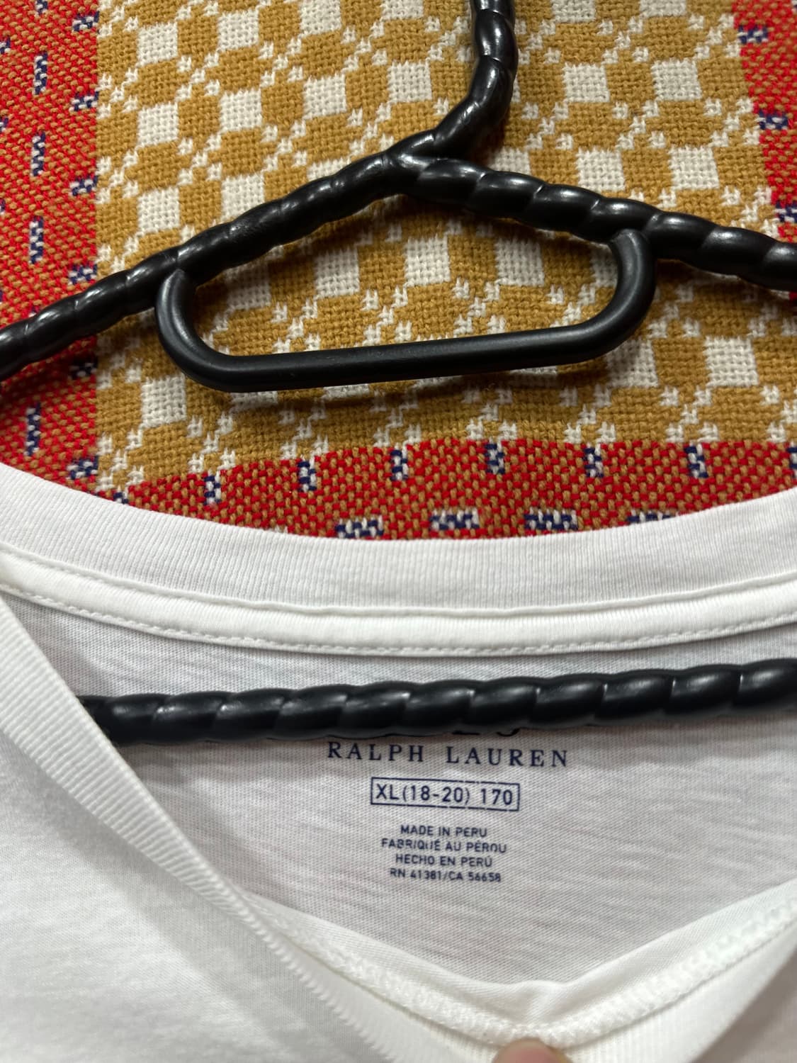 폴로 랄프로렌 polo 로고 성조기 반팔 티셔츠   보이즈 xl 상품이미지4