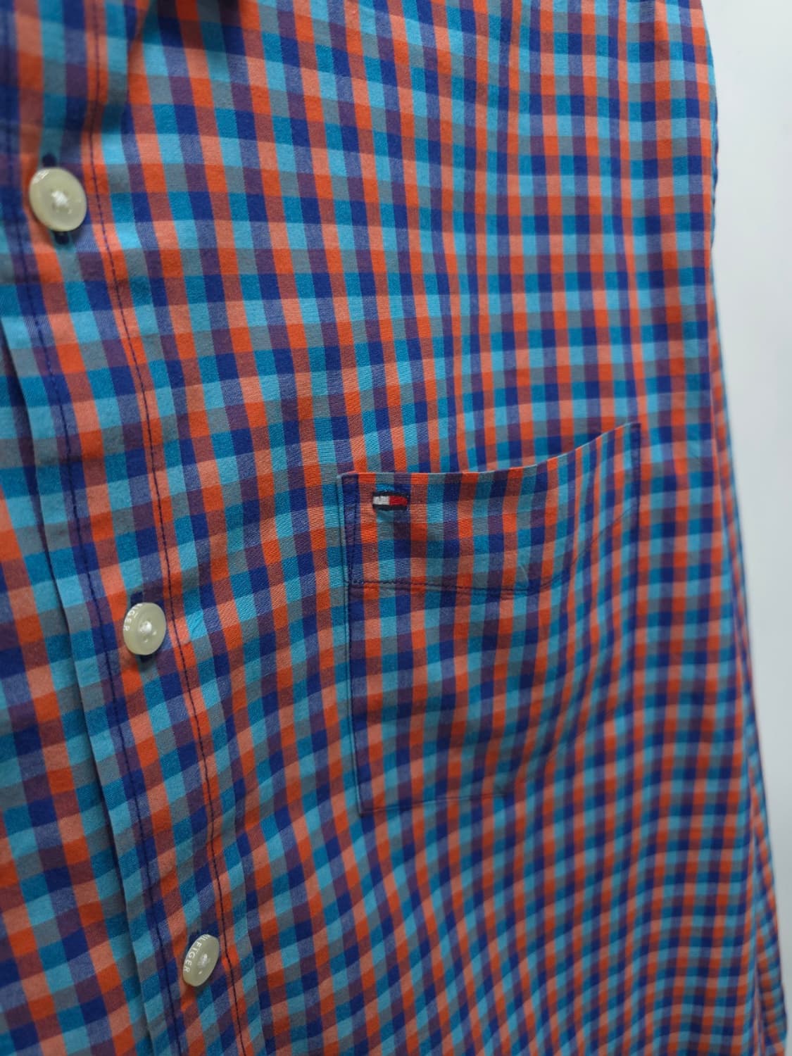 타미힐피거 커스텀핏 체크셔츠 (100~105 ) 상품이미지4