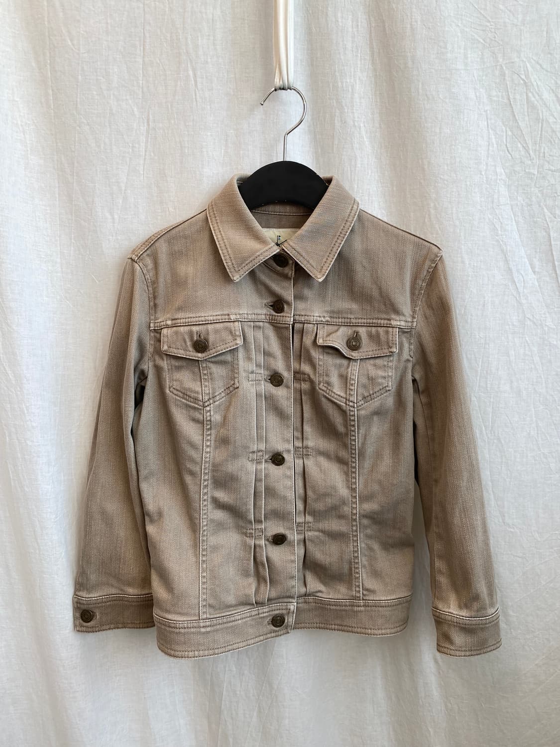 KUMIKYOKU 베이지 데님 자켓(S) 상품이미지1