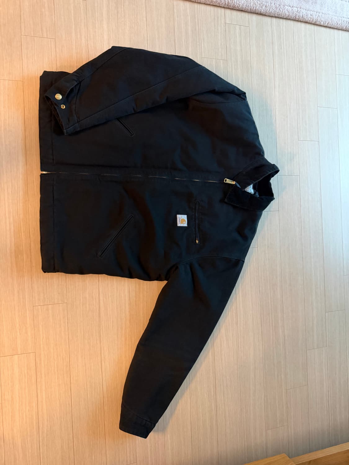 칼하트wip OG 디트로이트 자켓 블랙 상품이미지2