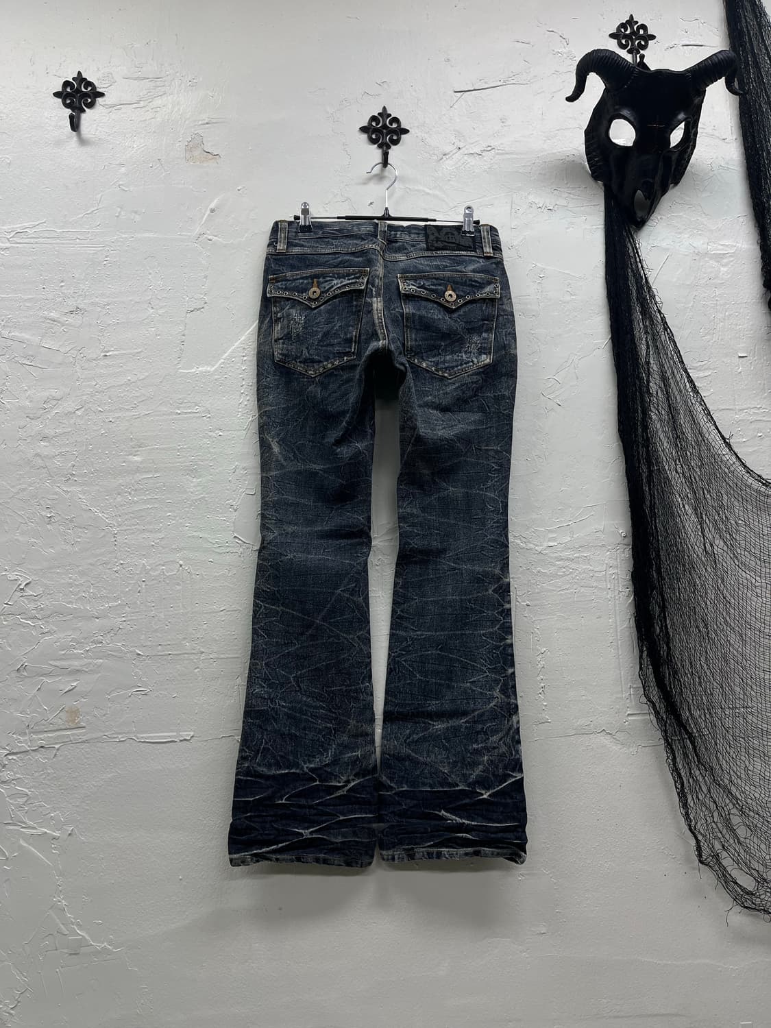 Lowbox 00s archive grunge boots cut deni 상품이미지5