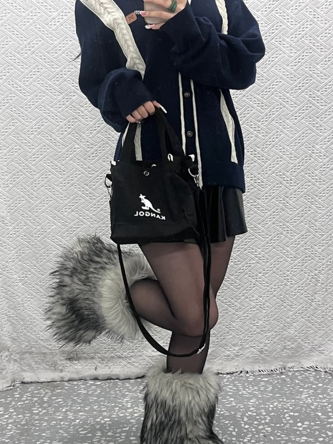 캉골 빈티지 타이니 캔버스 미니 토트백 크로스백 C10240 상품이미지1