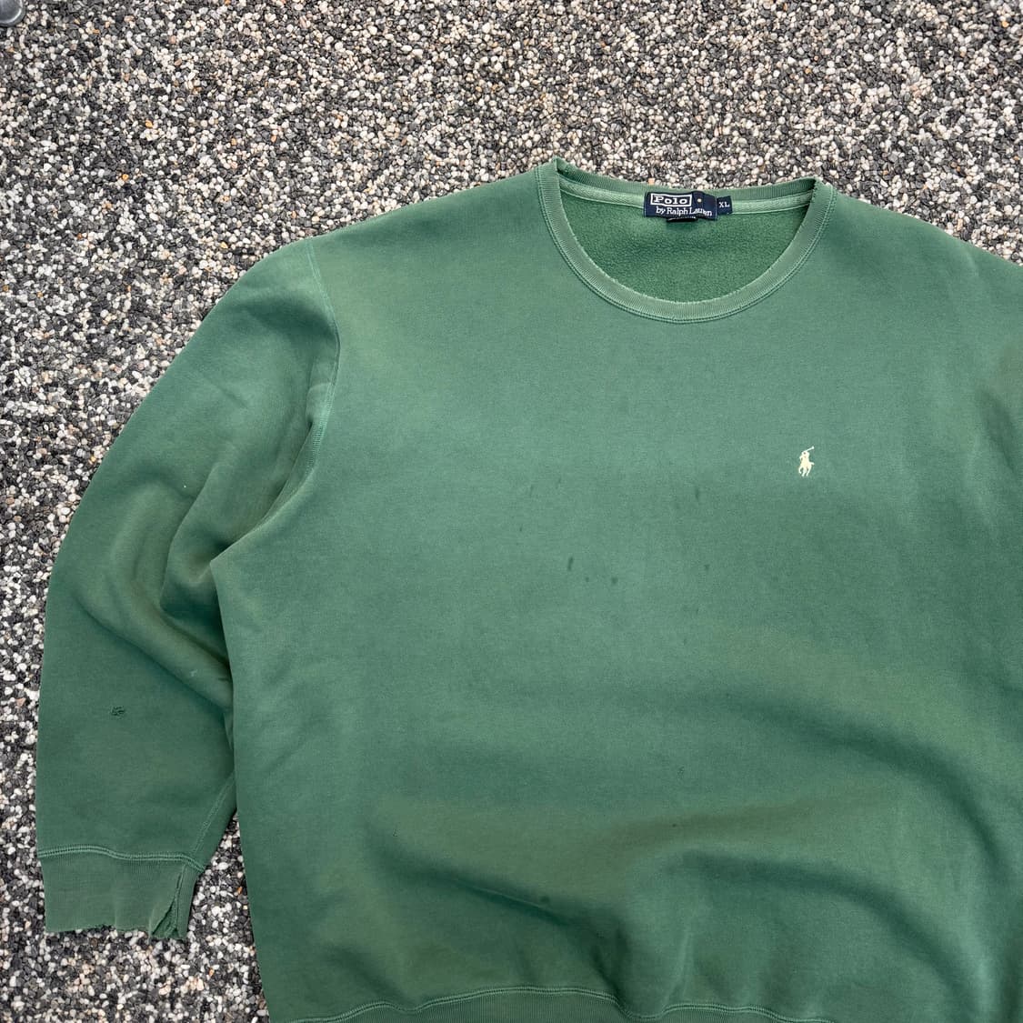 90s 랄프로렌 폴로 데미지 스웻셔츠 맨투맨 (XL)   상품이미지2