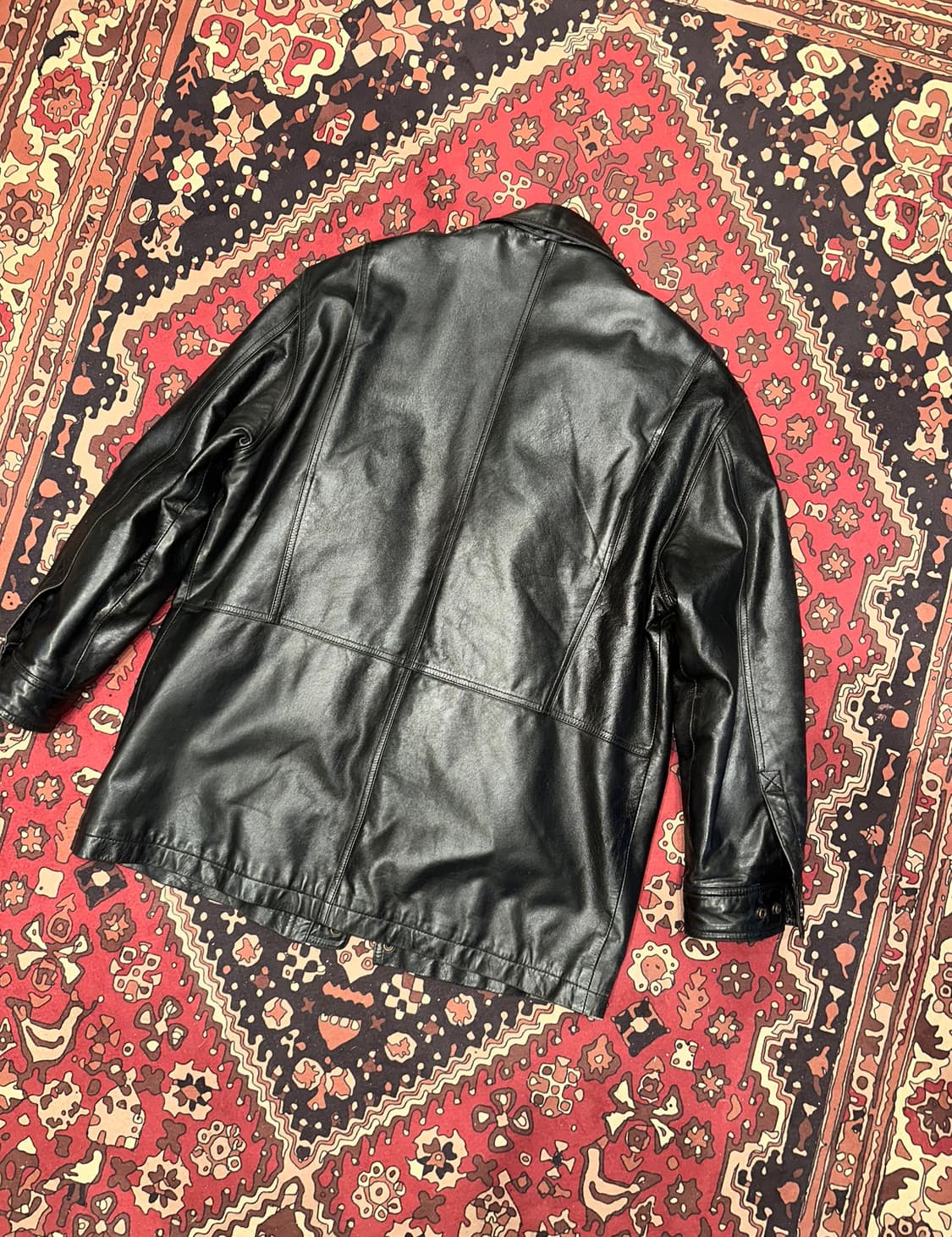 ( XL ) 가죽자켓 레더자켓 가죽코트 가죽카코트 가죽롱코트 상품이미지4