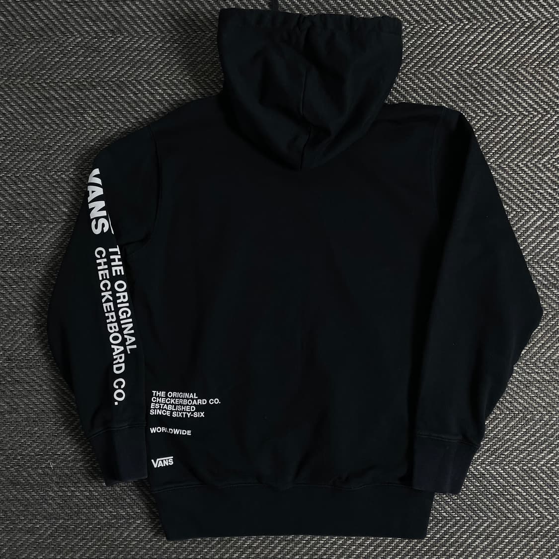 반스 오리지날 체커보드 후드 티셔츠 블랙 y 3669 상품이미지4