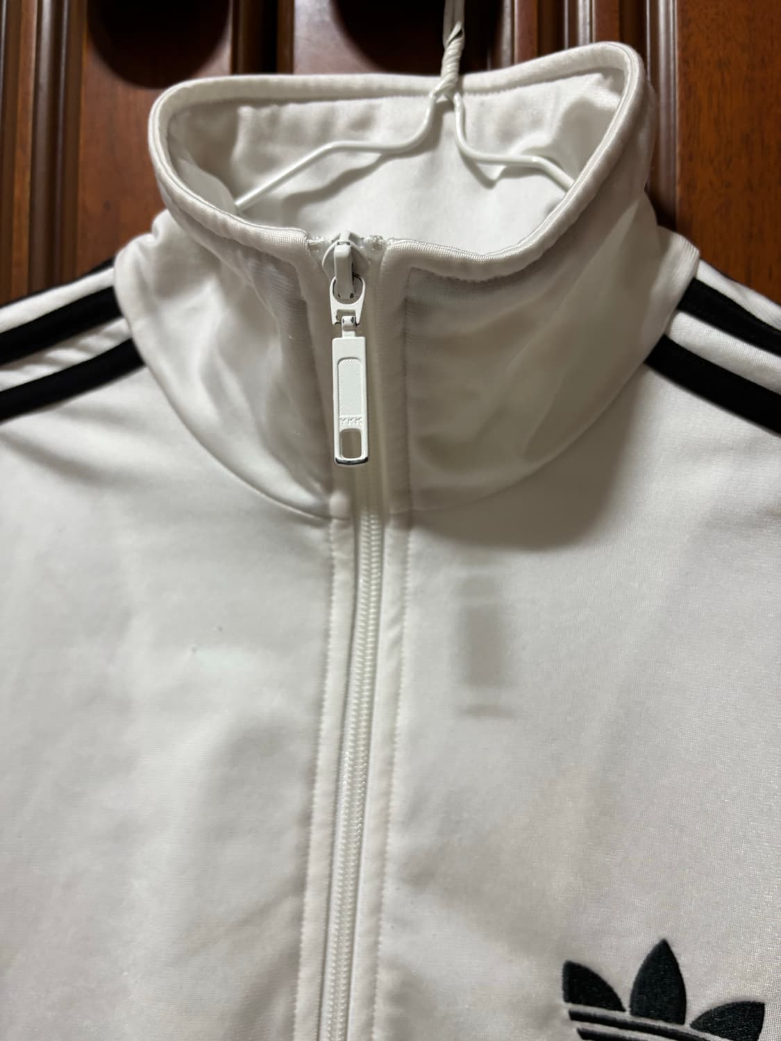 아디다스 파이어버드 구파 흰검 화이트 져지 집업 트랙탑 상품이미지3