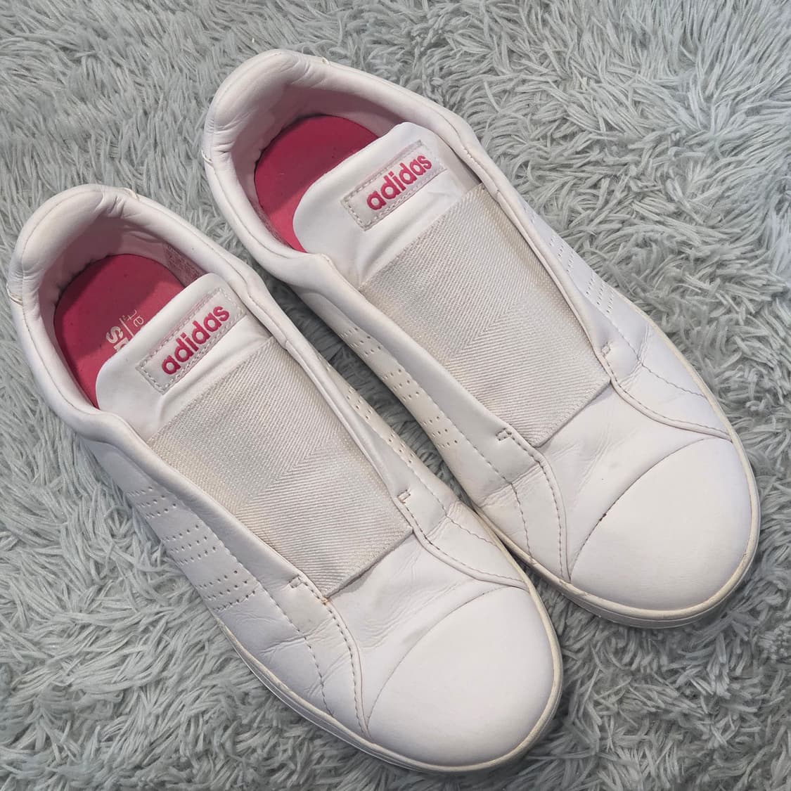 4a-2:아디다스 어드밴티지 클린 화이트 핑크(240) 상품이미지5