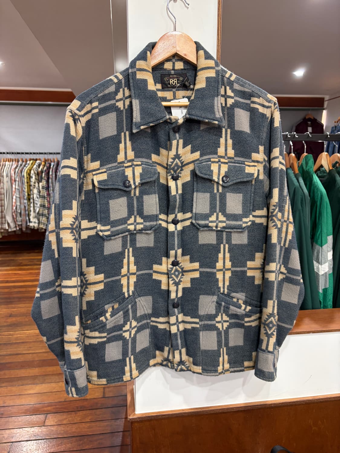 RRL 네이티브 자카드 셔츠 자켓 상품이미지1