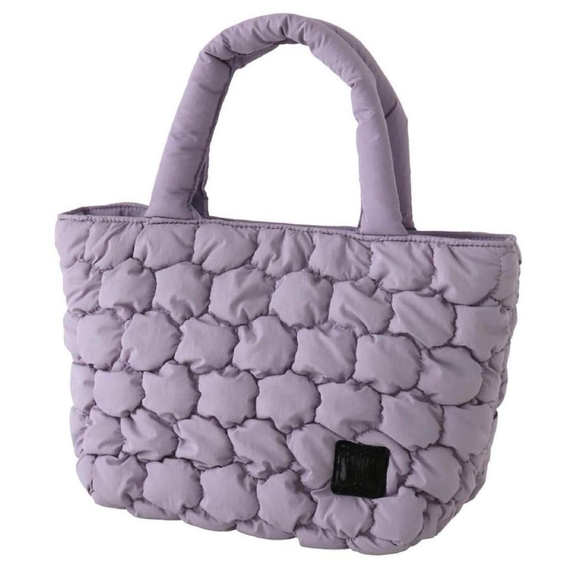 안나수이 퀼팅다운 토트백 퍼플 상품이미지1