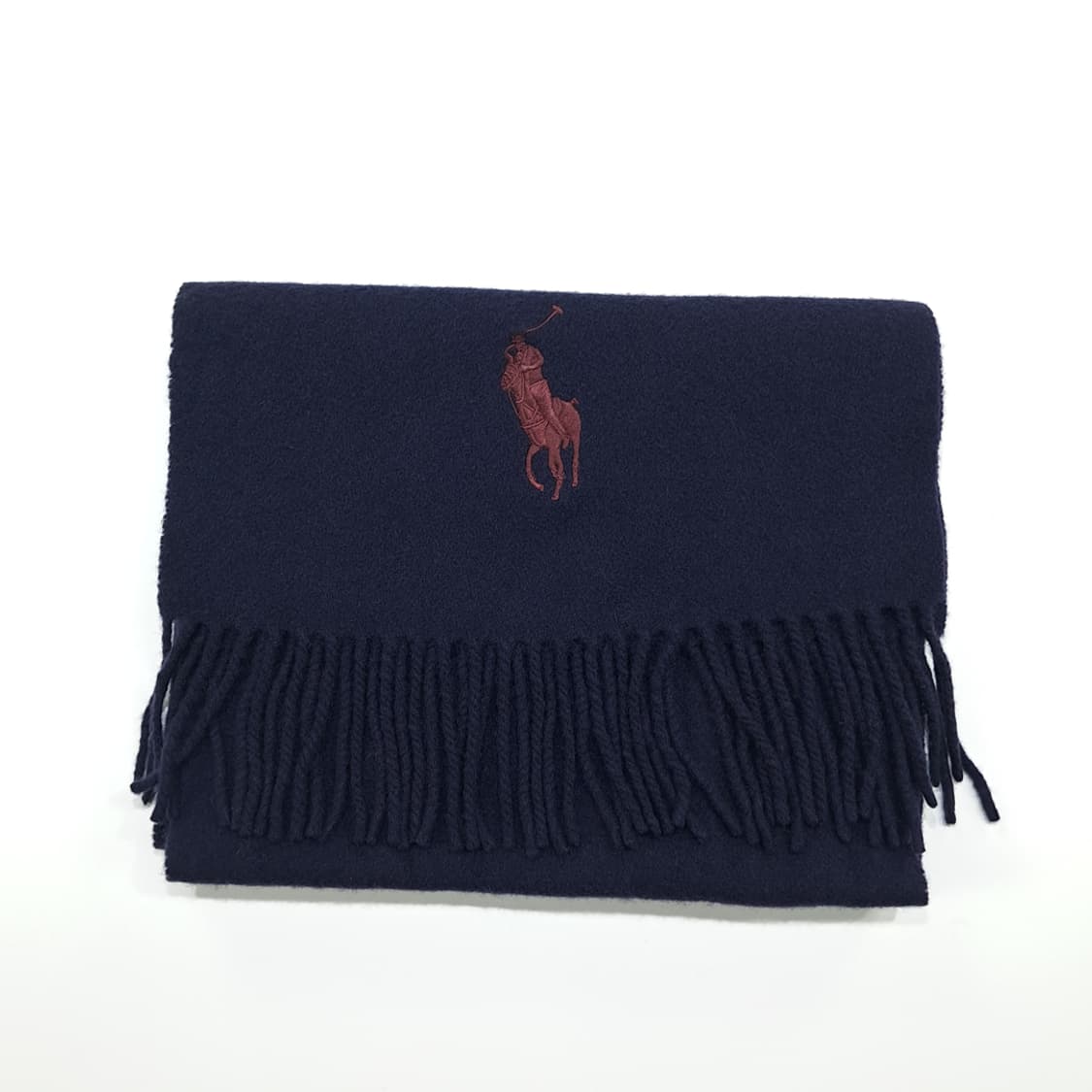 MX346 폴로 랄프로렌 퍼플네이비 램스울 목도리 머플러 상품이미지7