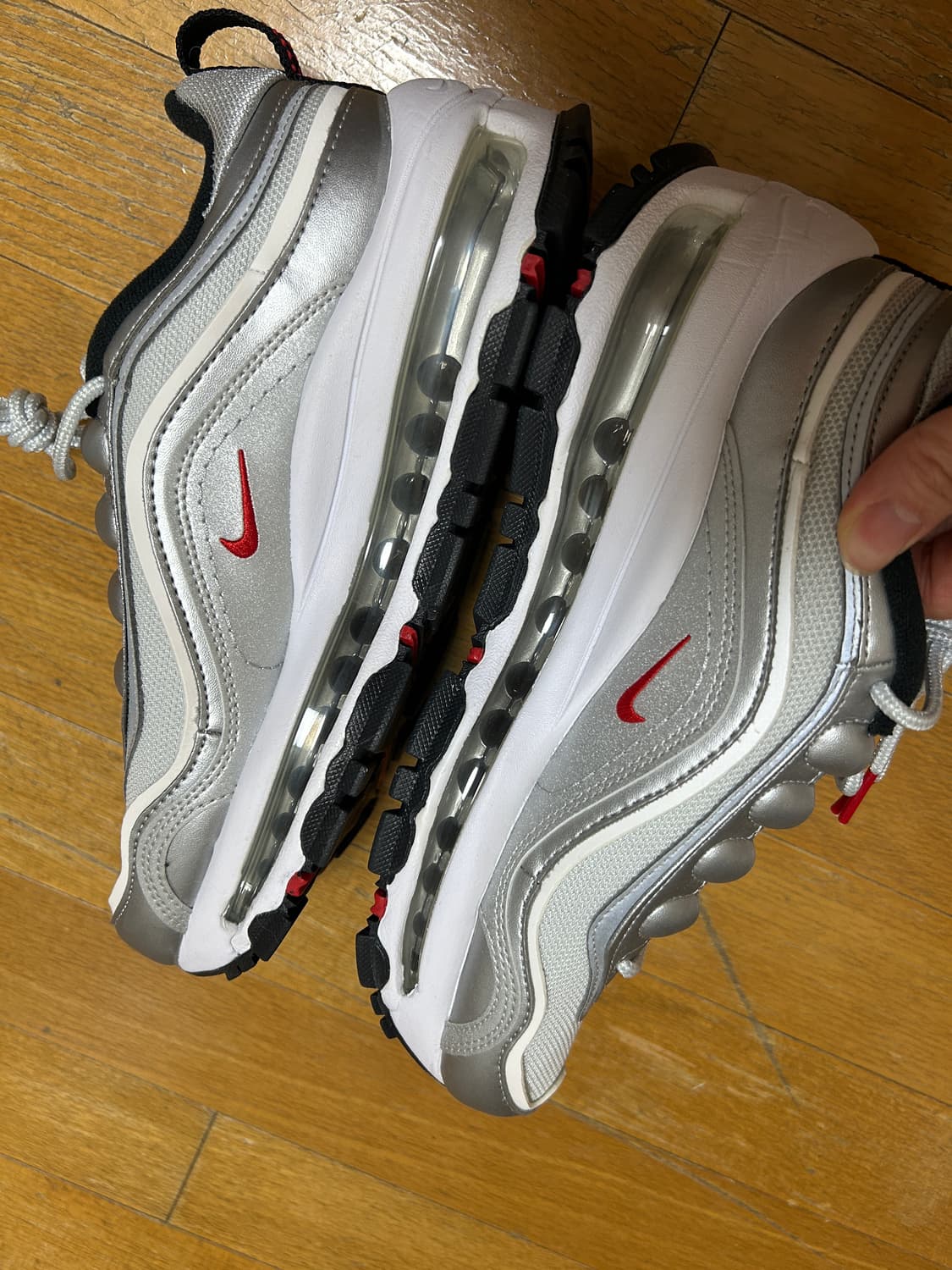 (새상품) 나이키 에어맥스 97 퓨추라 실버 240 상품이미지8