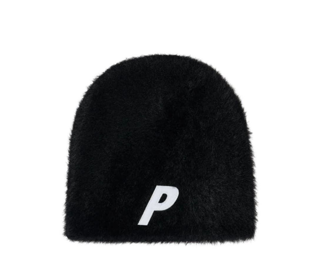 새상품) 팔라스 포우 모헤어 P 나인 커프 비니 블랙 상품이미지1