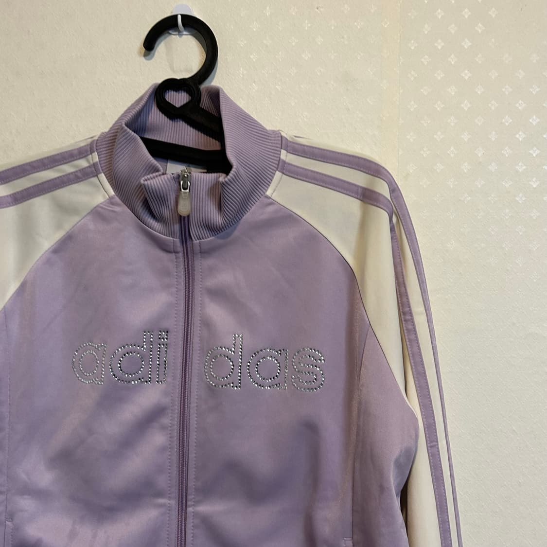 아디다스 큐빅 져지 화이트 퍼플 연보라 대장 y2k 상품이미지6