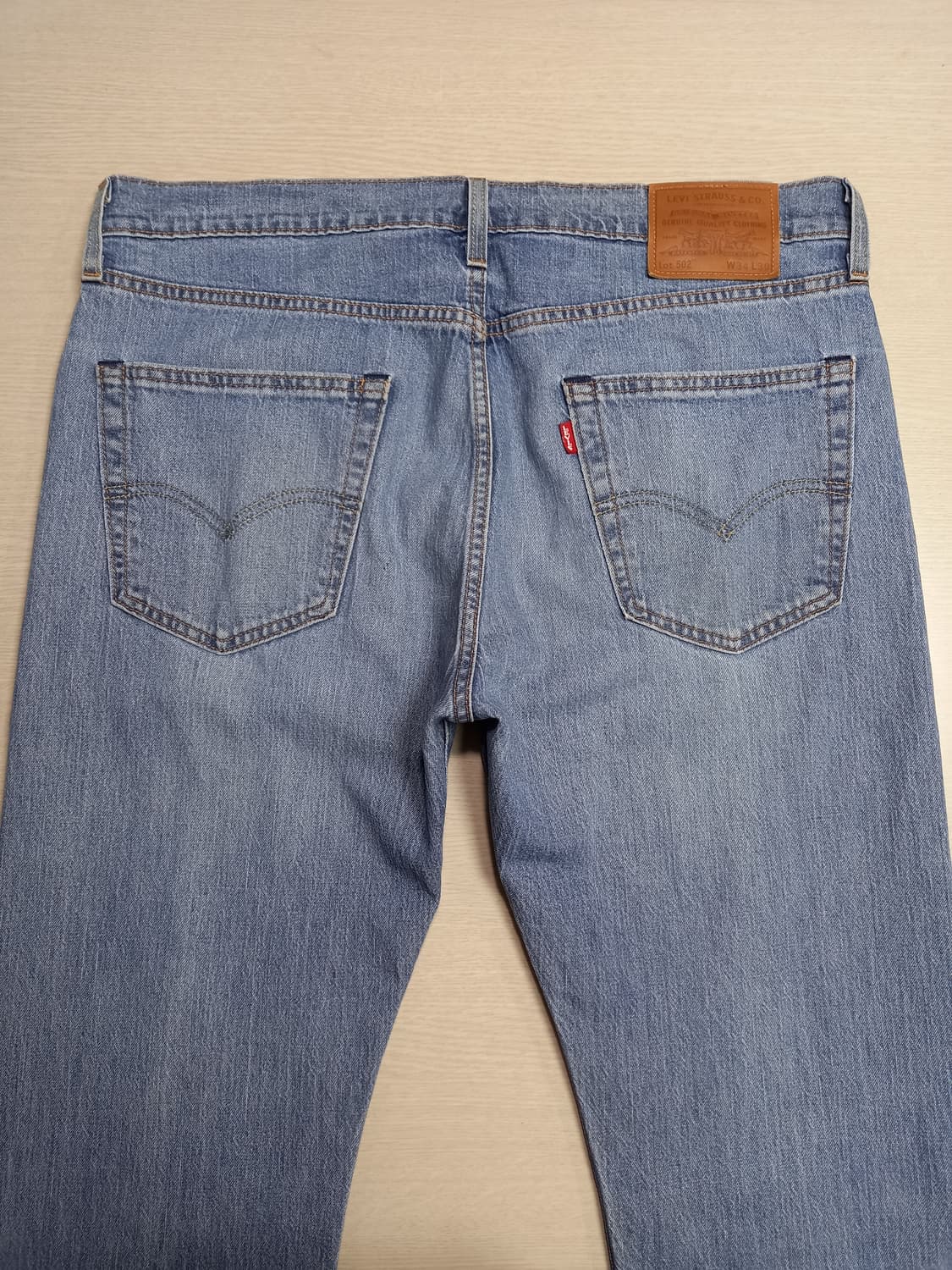 36 빅E 리바이스502 봄여름용 워싱 스판 슬림일자진 36-441 상품이미지4