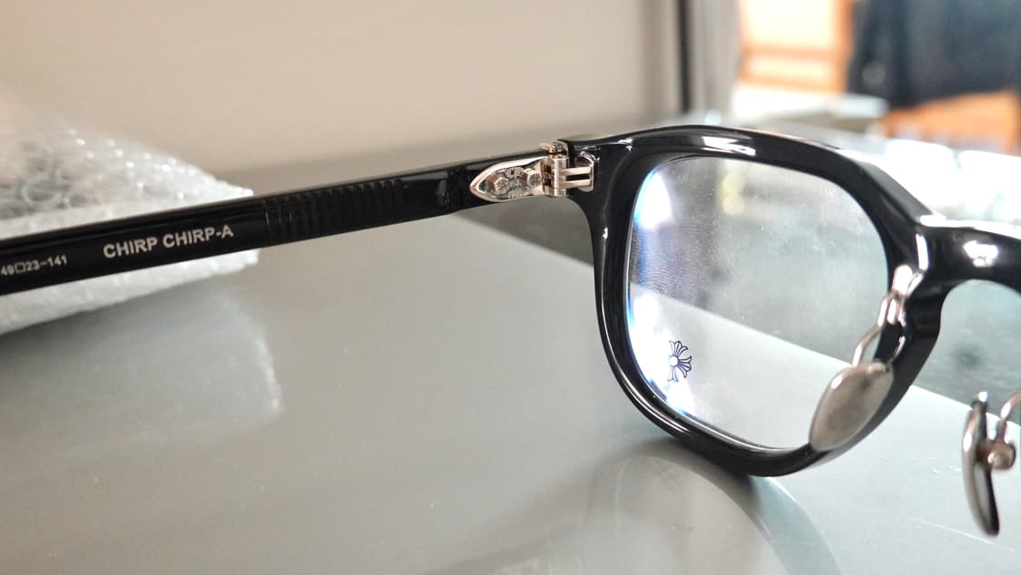 크롬하츠 처프처프, 첩첩A아시안핏 블랙/실버 안경 상품이미지5