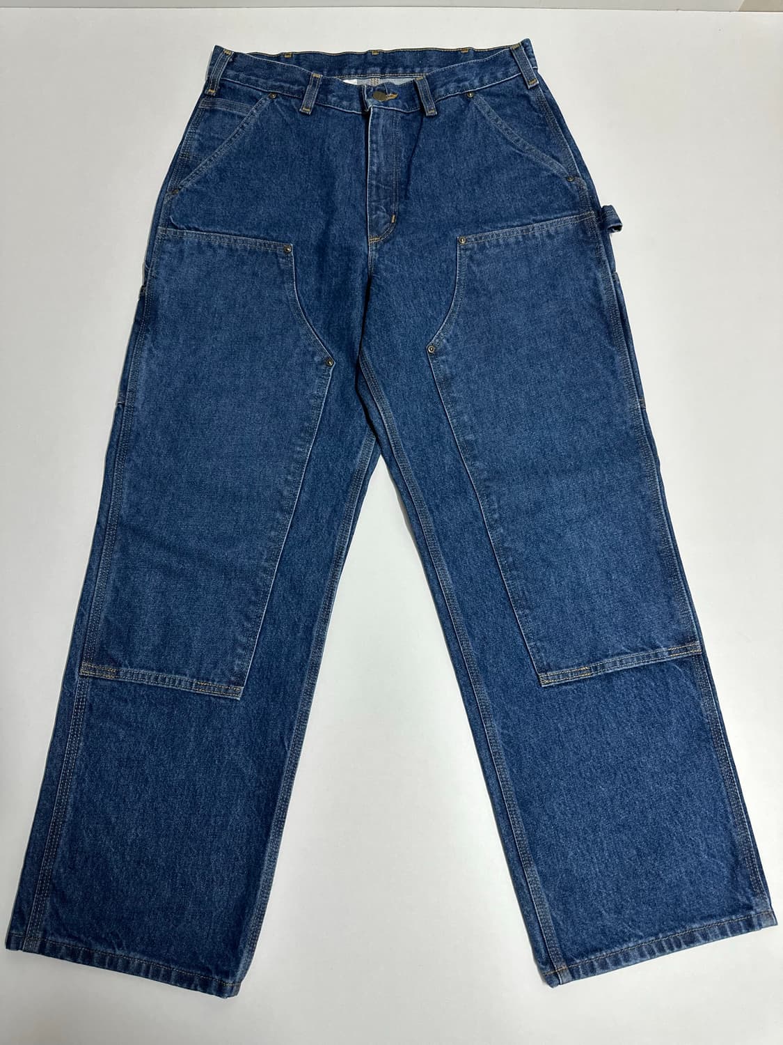 칼하트 B73-DST 더블니 데님 팬츠 33x30 상품이미지2