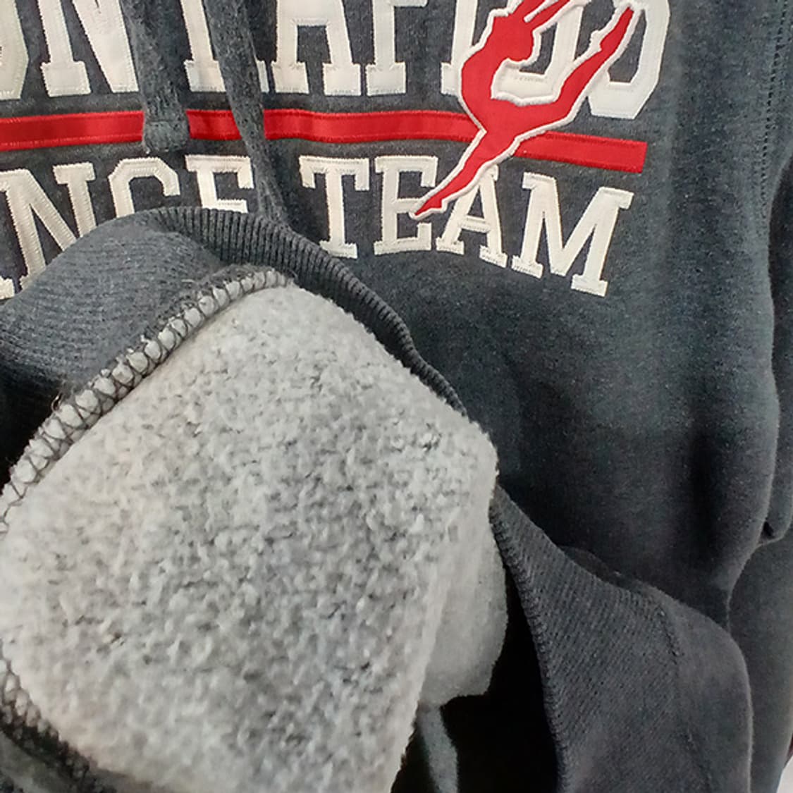 스포츠텍 차콜그레이 후드 남성 기모 맨투맨 상의 90 상품이미지4