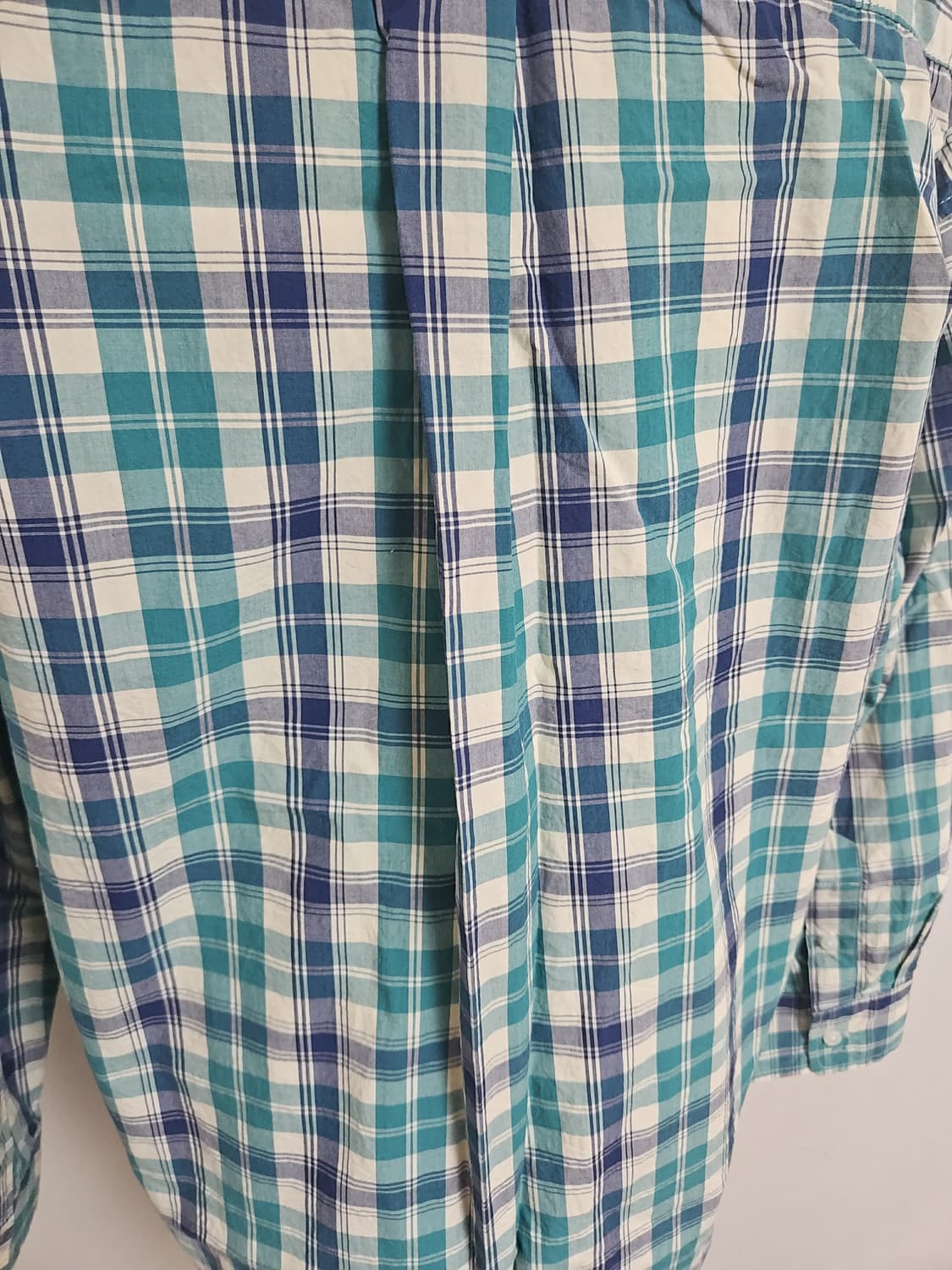 니코앤드 오버핏 롱 체크 긴팔 남방 셔츠 상품이미지4