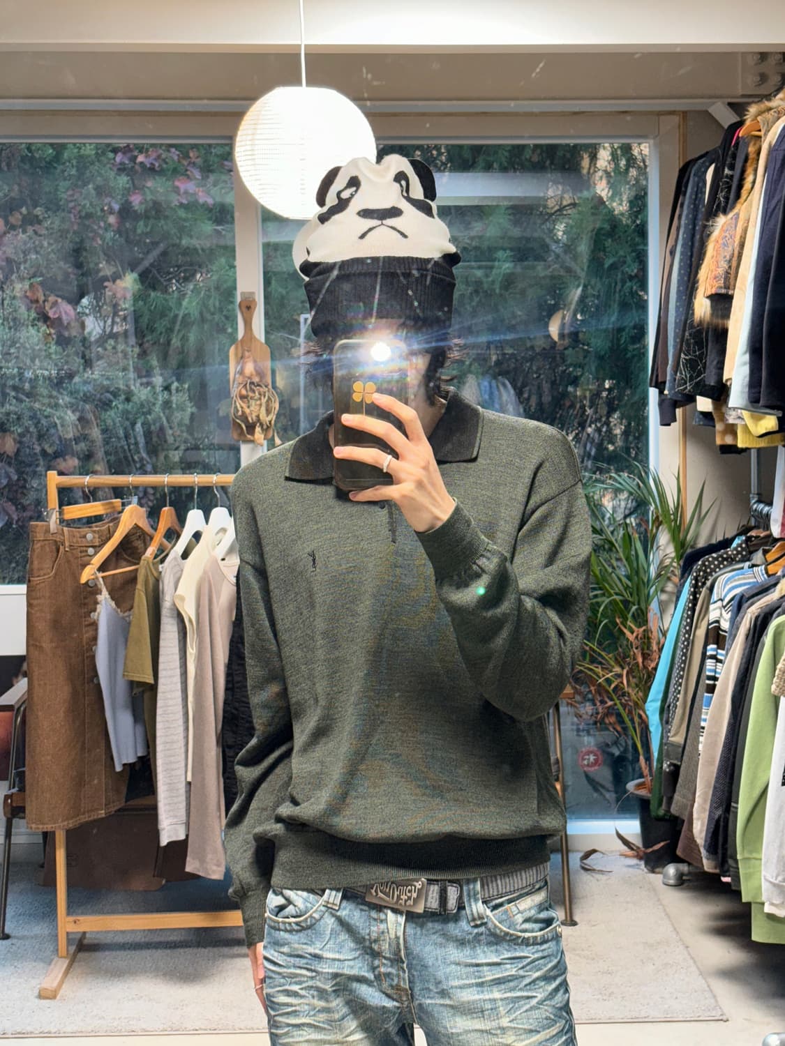 쿠니오 컬렉션 판다 비니 상품이미지1