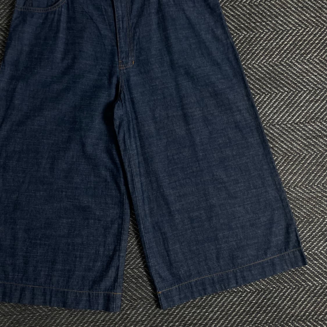 00s Y2K 빈티지 데님 버뮤다 팬츠o 3330 상품이미지2