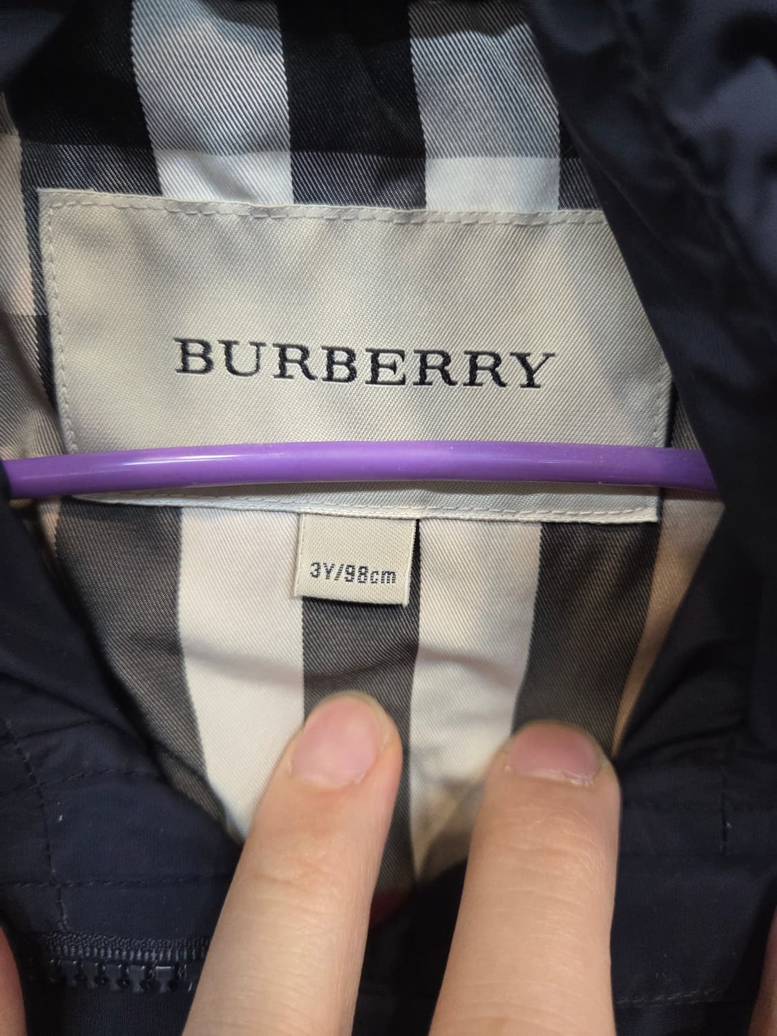 버버리 키즈 레인 코트 자켓 3세 상품이미지3