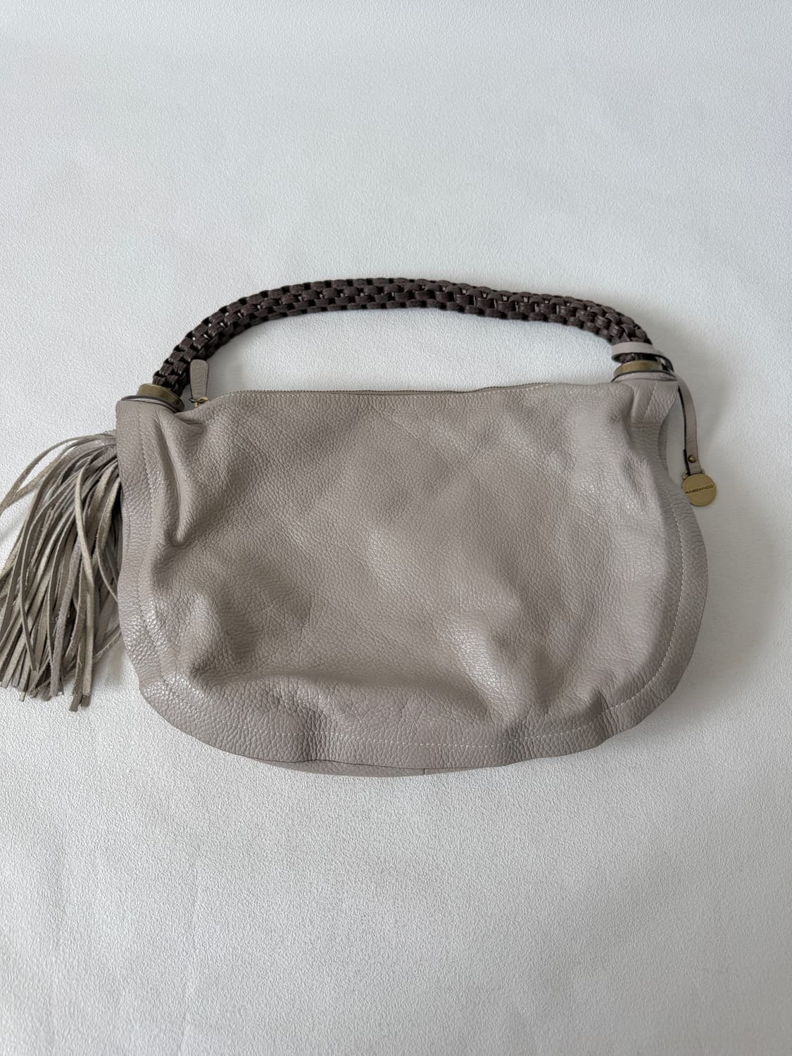 Pre owned 레더 숄더백 상품이미지6