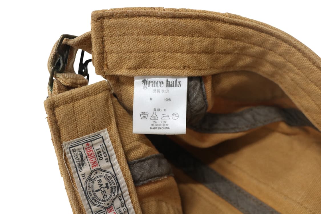 GRACE HATS 그레이스햇 빈티지 덕 캔버스 헌팅캡 상품이미지9