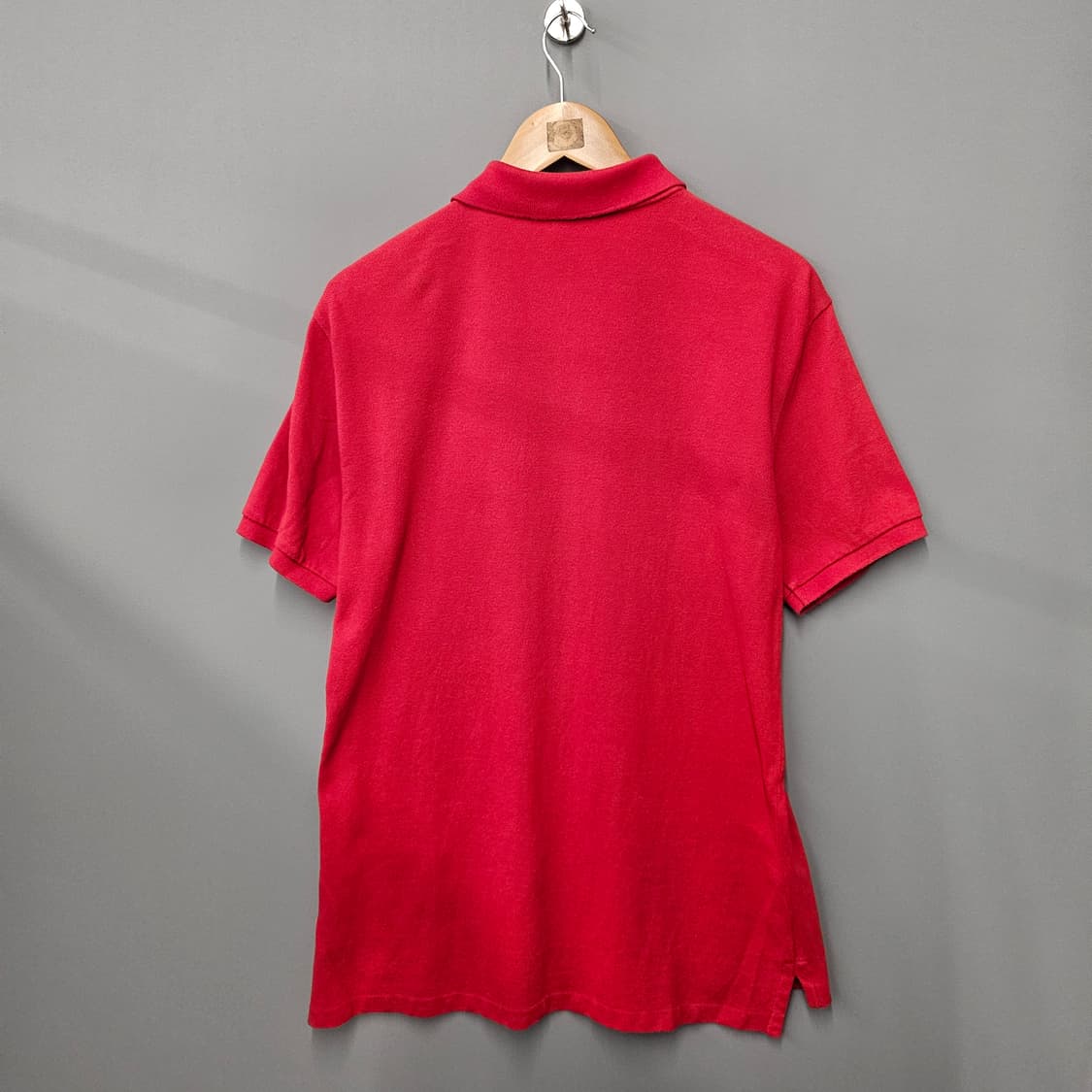 폴로 랄프로렌 코튼 반팔 카라티 레드 상품이미지2