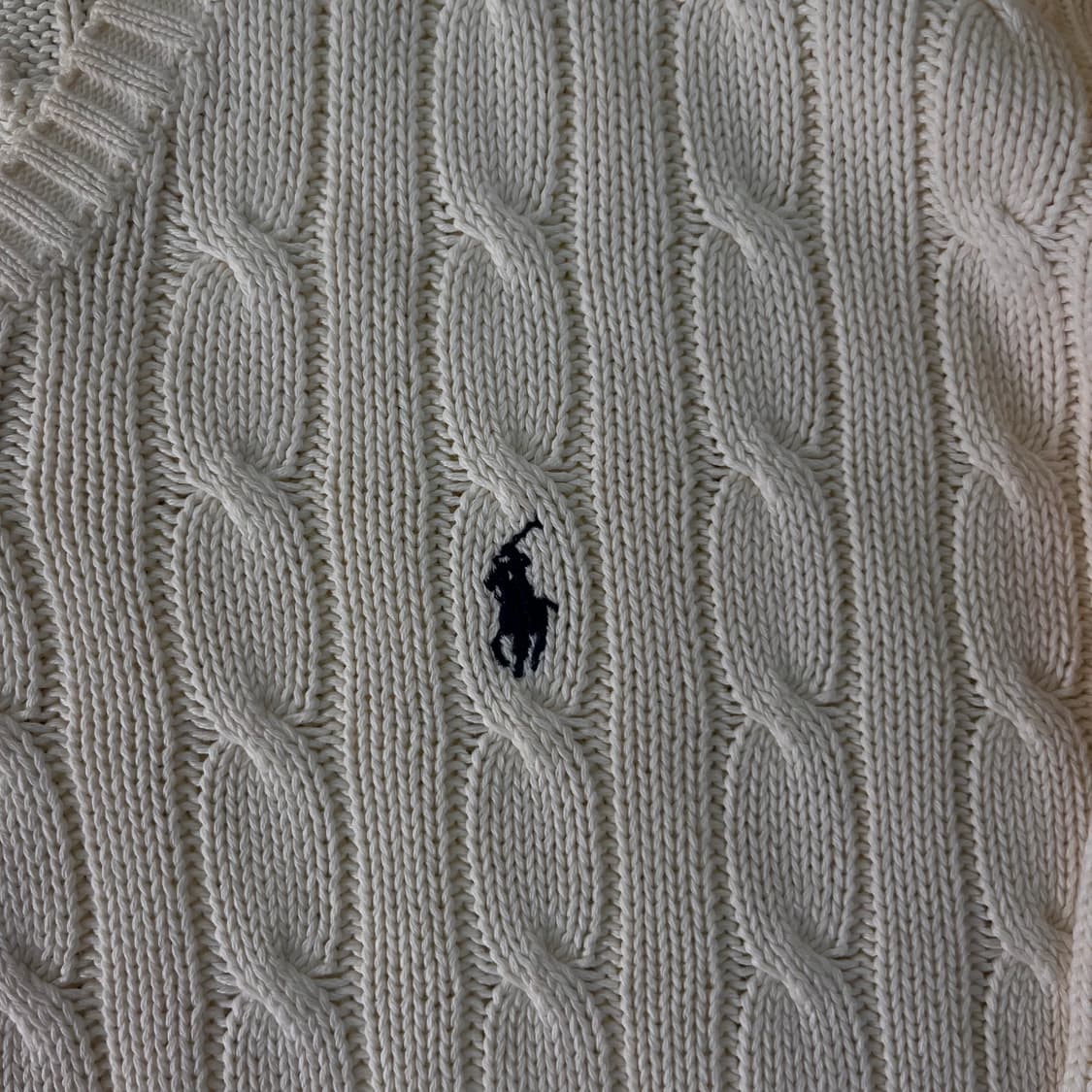 100 폴로랄프로렌 꽈배기 브이넥 니트  상품이미지3