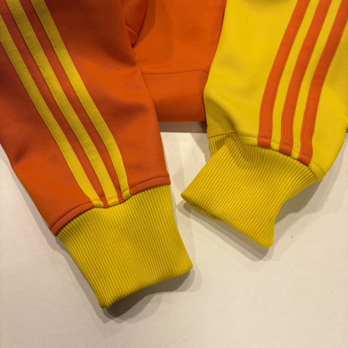 [105] 07s 아디다스 부탄 축구 져지 트랙탑 오렌지/옐로우 D741 상품이미지7