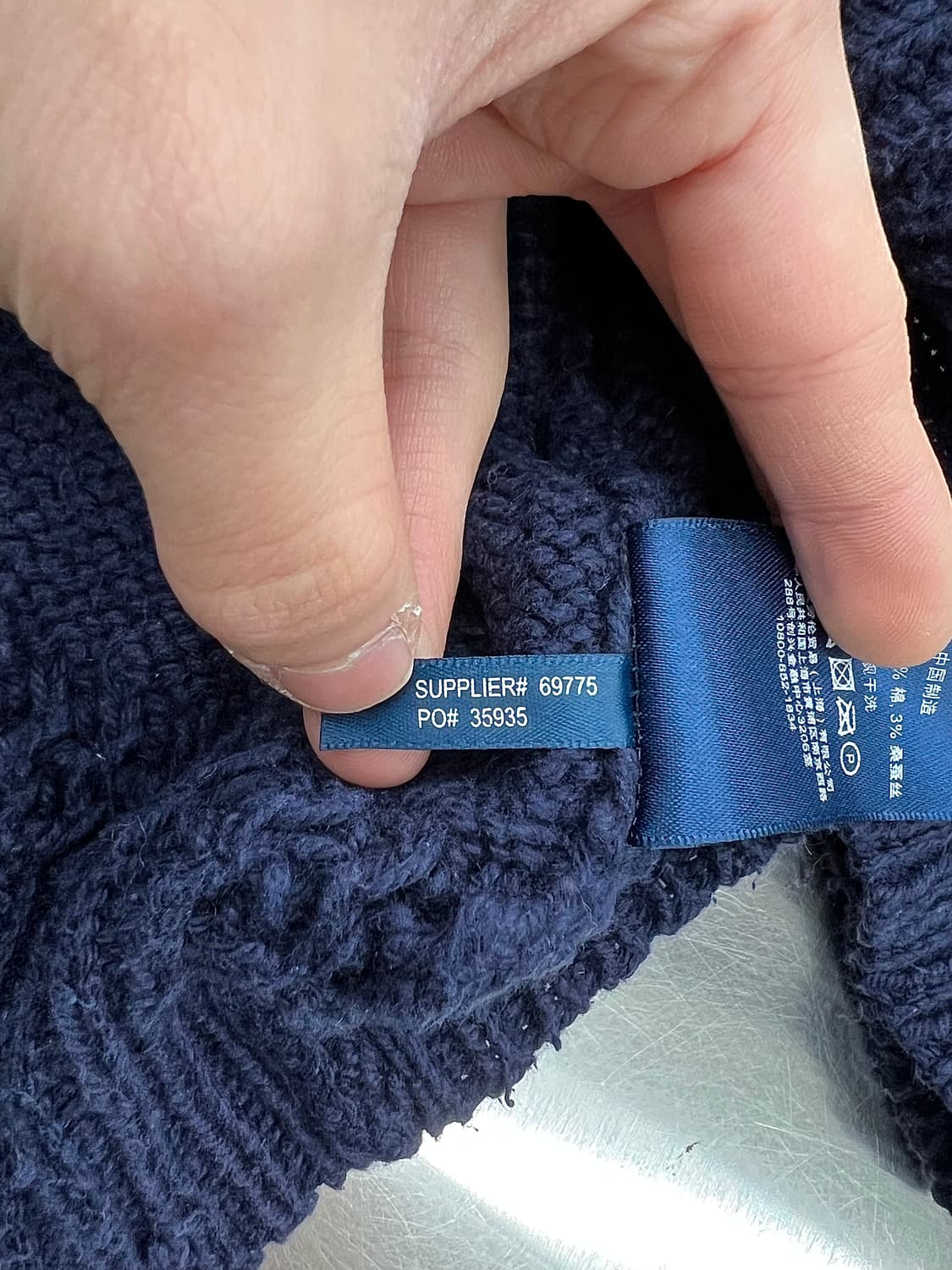 폴로 랄프로렌 usa 성조기 숄카라 코튼 니트 스웨터 상품이미지10