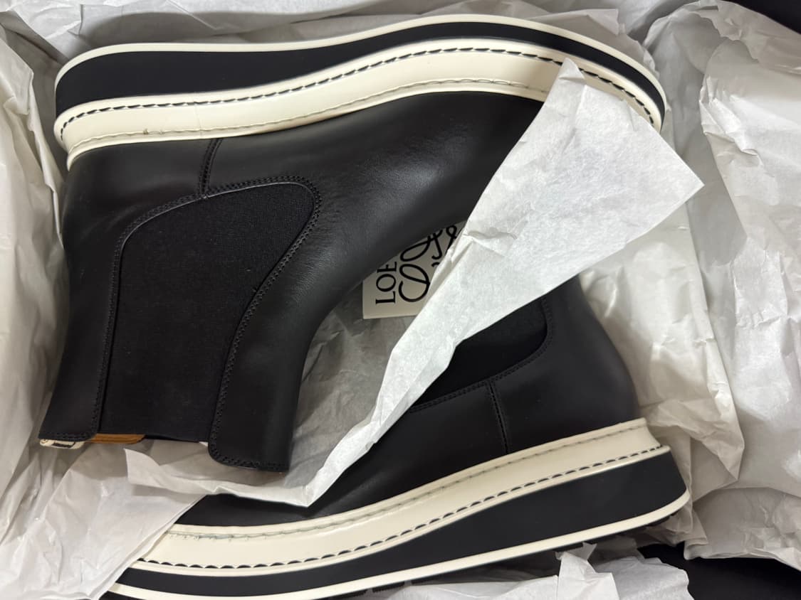 [41] 로에베 Loewe 첼시 부츠 블랙 상품이미지4