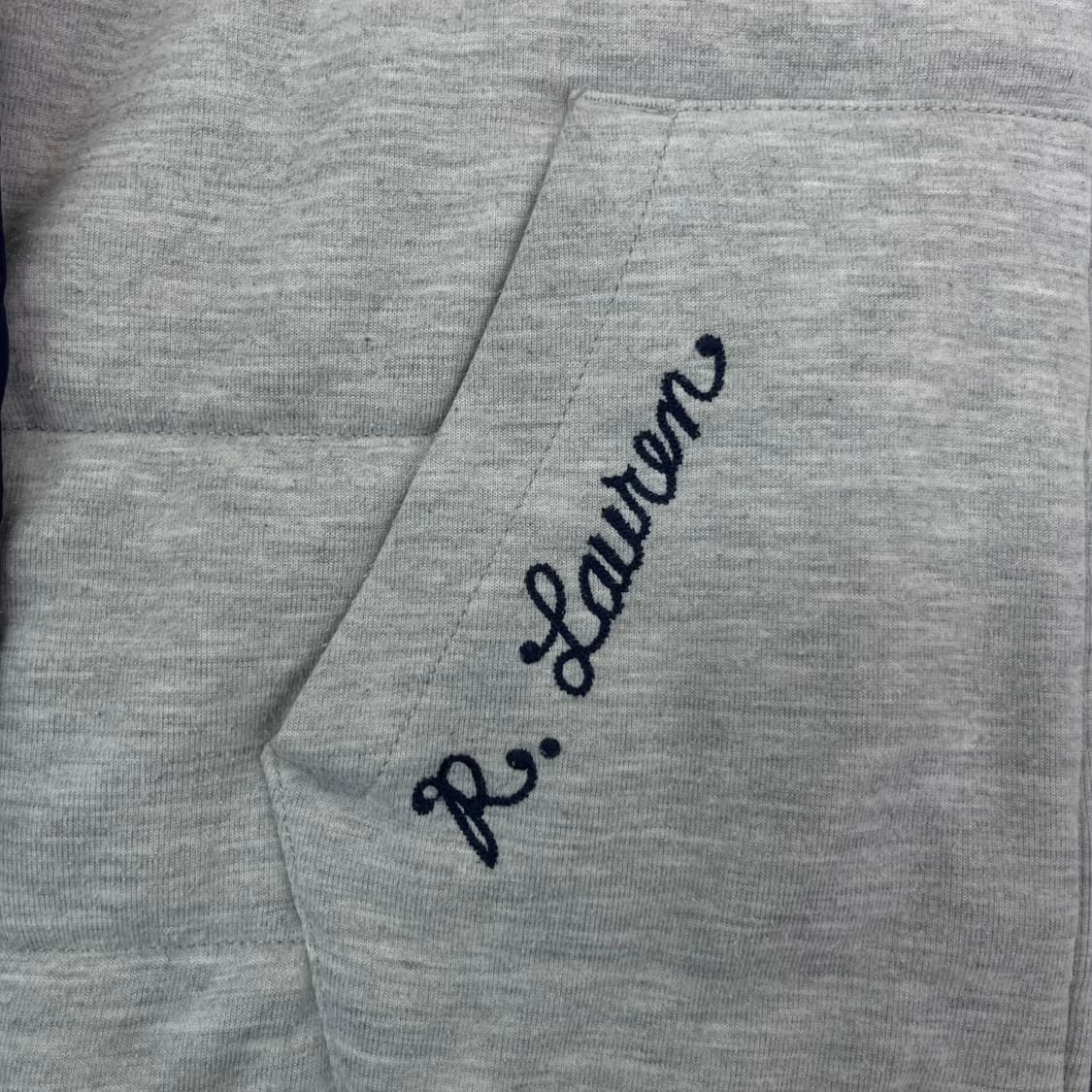 W 95 폴로 랄프로렌 투톤 패디드 후드집업 상품이미지7