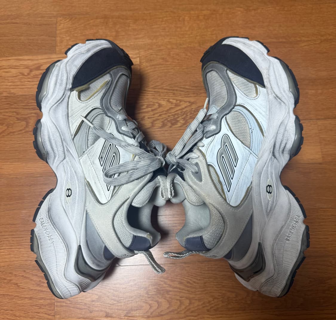 [42]발렌시아가 카고 스니커즈 화이트그레이 상품이미지6