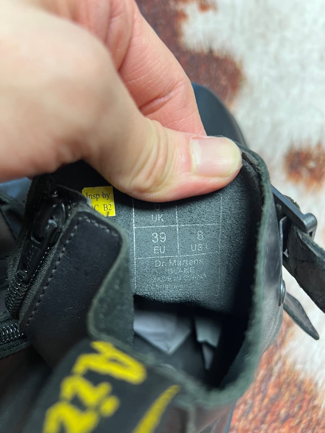 [250] 닥터마틴 블레이크 39 버클 워커 블랙 상품이미지5