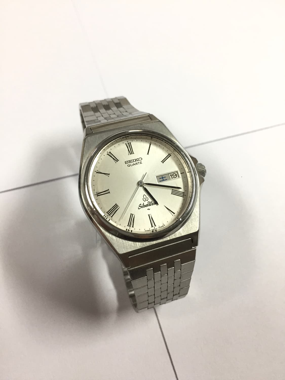 80s seiko silver wave roman index 상품이미지1