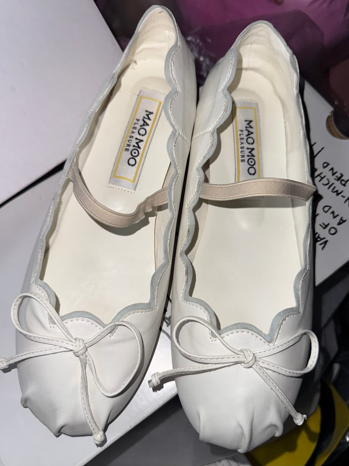 마크모크 화이트 단화 상품이미지1