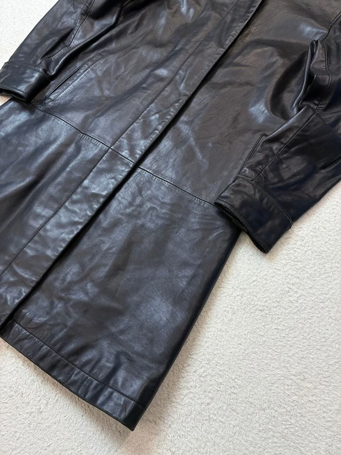 아르마니 익스체인지 00's 양가죽 롱 코트 PN6105 상품이미지4