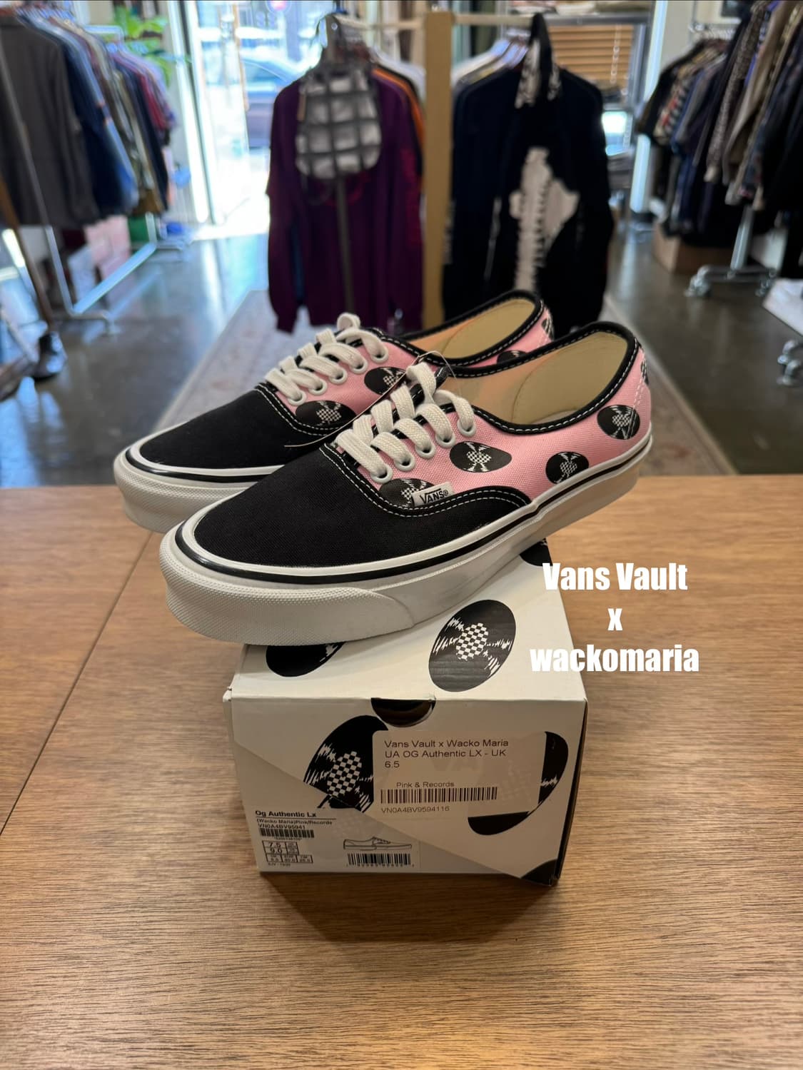 [255mm] 반스 볼트 x 와코마리아 어센틱 핑크 디스크 상품이미지1