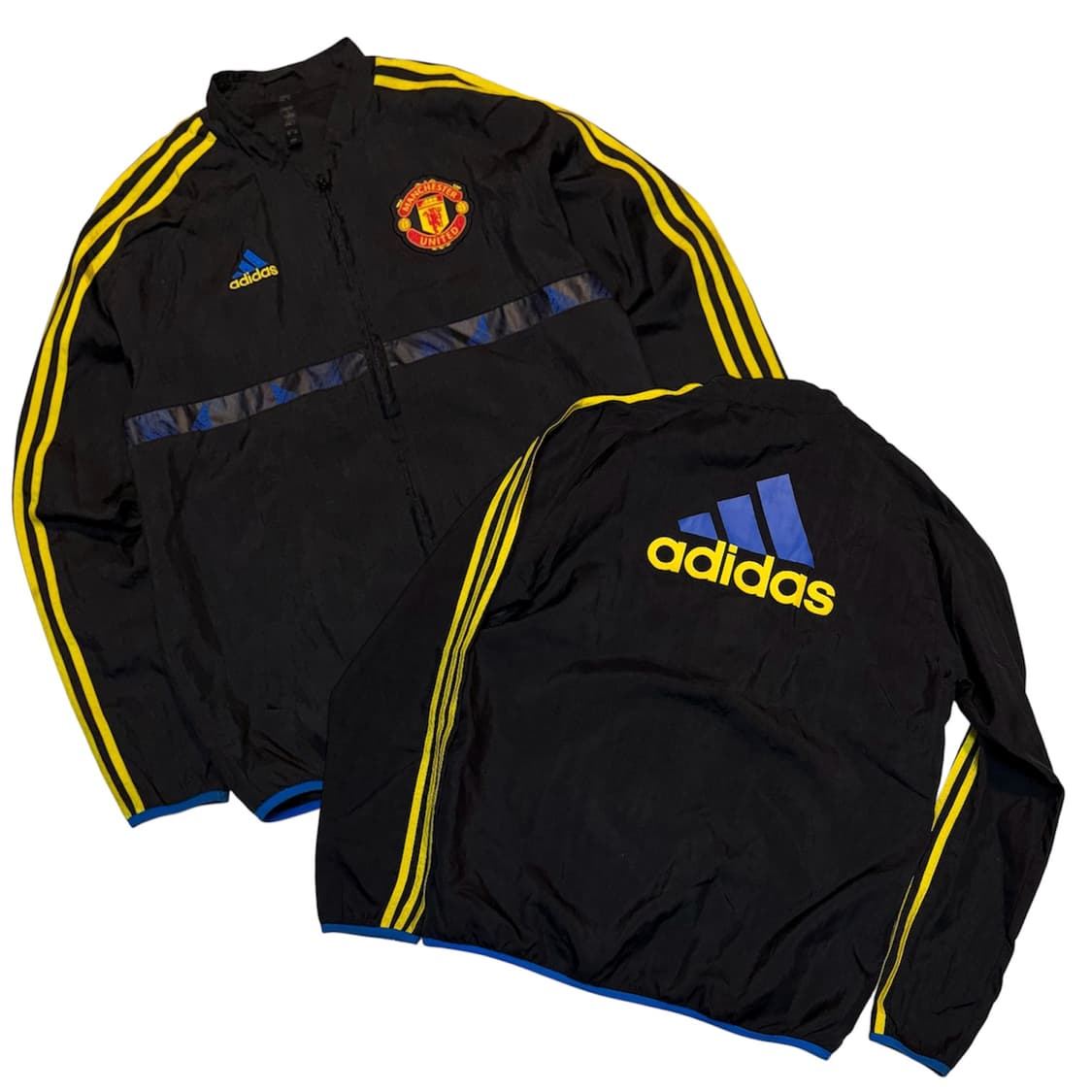 아디다스 21-22 맨유 아이콘 바람막이 블랙 상품이미지1